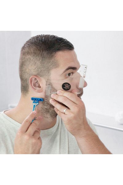 InnovaGoods InnovaGoods beard template for shaving, transparent