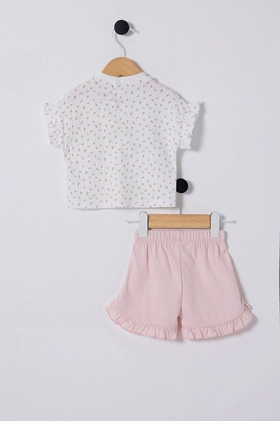 U.S. Polo Assn. U.S. Polo Assn. Baby Girl 2-Piece Set - White