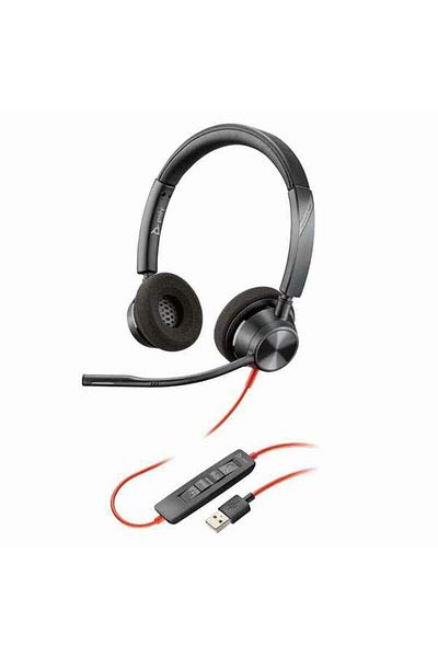 Poly Căști cu bandă, Poly BW3320, USB-A, negre
