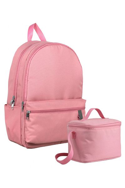 Cennec Double Pink Primary School School Bag Set - Girl - Setumt5121B