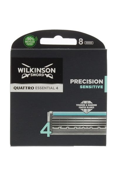Wilkinson Sword Lame de Ras, Wilkinson Sword Quattro Titanium Sensitive, 8 Bucăți