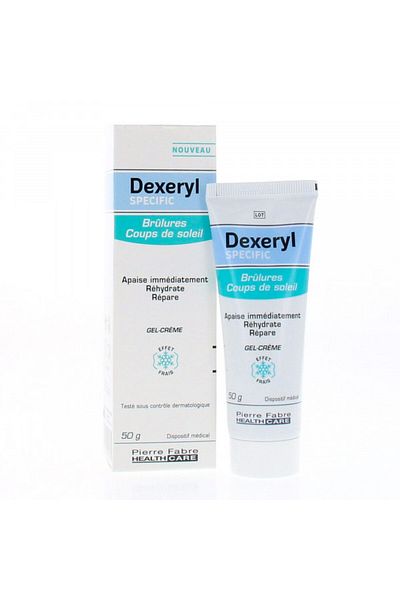 Pierre Fabre Cream, Pierre Fabre, Dexeryl, Soothing and Repairing Effect on Sunburn, 50gr