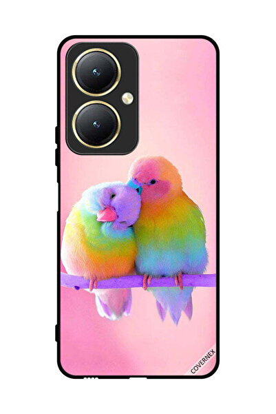 Covernex غطاء حماية لهاتف vivo Y35 Plus 5G بنقشة طيور لطيفة