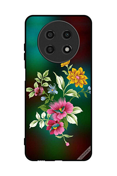 Covernex غطاء حماية لهاتف هواوي نوفا Y91، تصميم زهور عالية الدقة