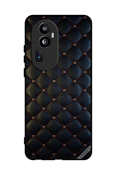 Covernex غطاء حماية لهاتف Oppo Reno 10 مطبوع عليه نقشة طوابع صينية على القماش