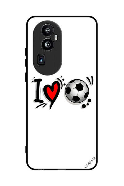 Covernex غطاء حماية لهاتف Oppo Reno 10 Pro Plus - أحب كرة القدم