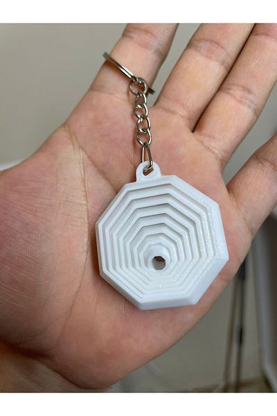 3dmakers Fidget Keychain – Stress Relief Practical Figet Toy |   3D Printing Portable Design
