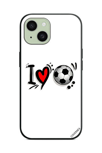 Covernex غطاء حماية لهاتف Apple iPhone 15 - أحب كرة القدم