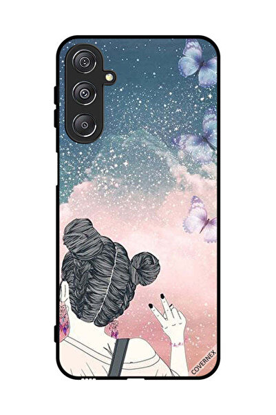 Covernex غطاء حماية لهاتف سامسونج جالاكسي M34 5G مع رسمة علامة النصر