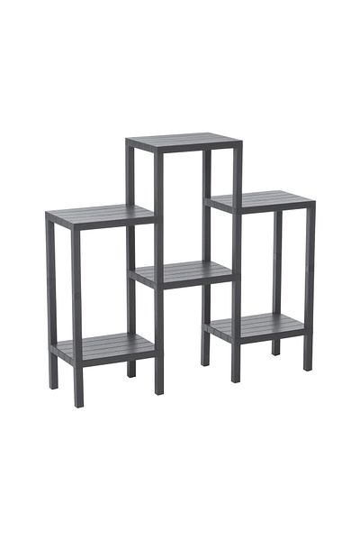 Mena Rise Şirinshop 6 Shelves - Gray Modular Unit Plastic 108X100X29 cm 1108107