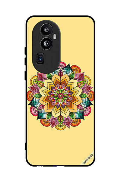 Covernex غطاء حماية لهاتف Oppo Reno 10 Pro Plus بنمط ماندالا دائري