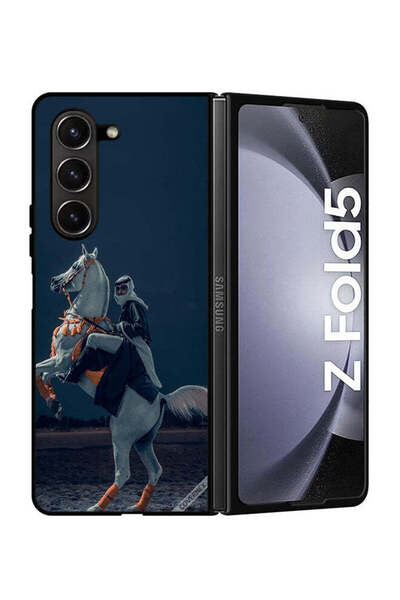 Covernex غطاء حماية لهاتف سامسونج جالاكسي زد فولد 5، شاب على حصان