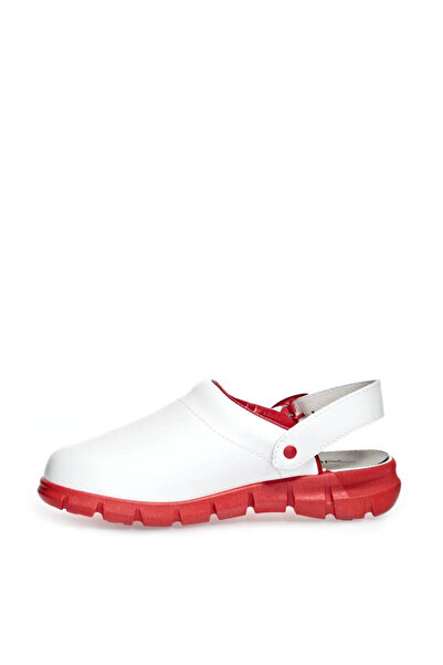 ABEBA Saboti medicali premium din piele 7313, Rosu