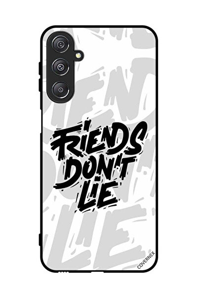 Covernex غطاء حماية لهاتف سامسونج جالاكسي M34 5G - خط عربي - أصدقاء لا يكذبون