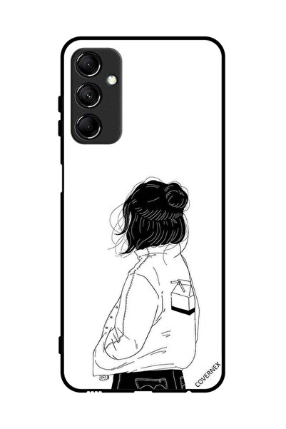 Covernex غطاء حماية لهاتف سامسونج جالاكسي M14 5G فتاة تفكر بعمق كبير