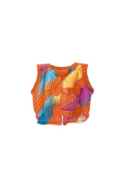 BESTWAY Durable, Colorful, Lightweight, Safety Swim Vest, 16" x 12"/41cm x 30cm 26-32272