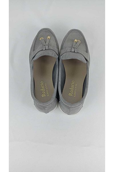 ZİO Women's Gray Suede Ballet