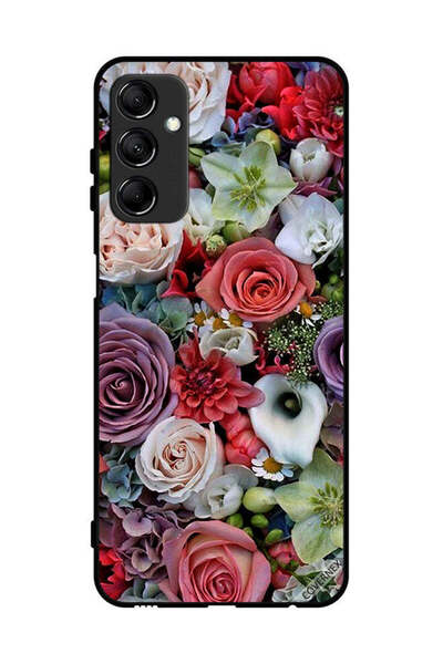 Covernex Protective Case Cover For Samsung Galaxy M14 5G Roses & Leaves Pattern