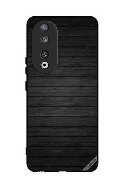 Covernex غطاء حماية لهاتف Honor 90 بنمط خشبي داكن