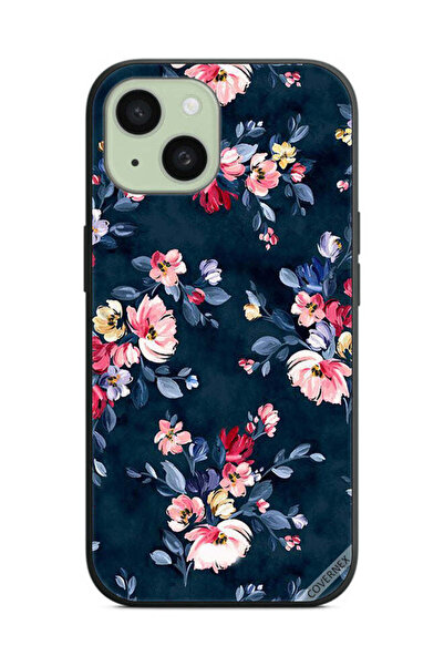 Covernex غطاء حماية لهاتف Apple iPhone 15 مزين برسومات زهور مرسومة يدويًا