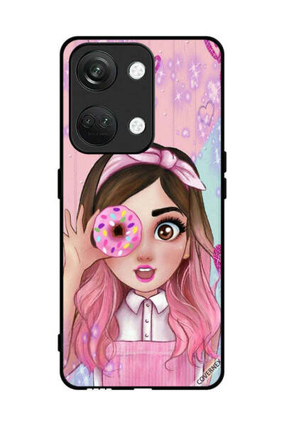 Covernex غطاء حماية لهاتف OnePlus Nord 3 5G - رسم فتاة محبة للدونات