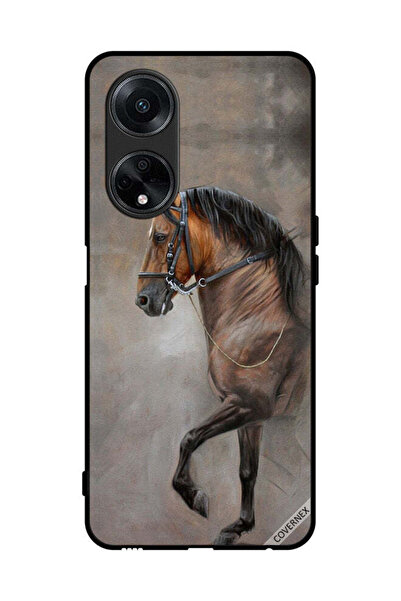 Covernex غطاء حماية لهاتف Oppo A1 5G صورة حصان عتيقة