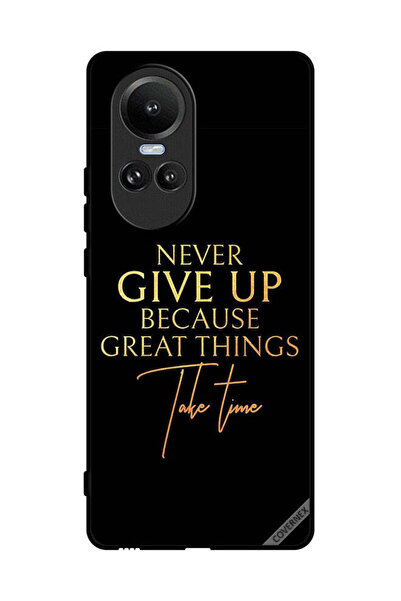 Covernex غطاء حماية لهاتف Oppo Reno10 Pro لا تستسلم أبدًا