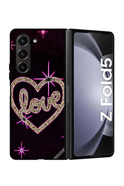 Covernex غطاء حماية لهاتف سامسونج جالاكسي زد فولد 5 - قلب الحب