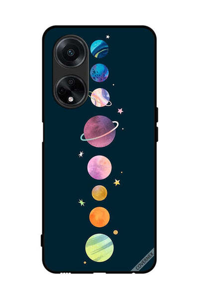 Covernex غطاء حماية لهاتف Oppo F23 5G - الفضاء والنجوم