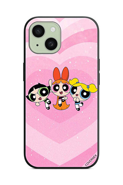 Covernex غطاء حماية لهاتف Apple iPhone 15 Plus - رسوم متحركة للفتيات القويات