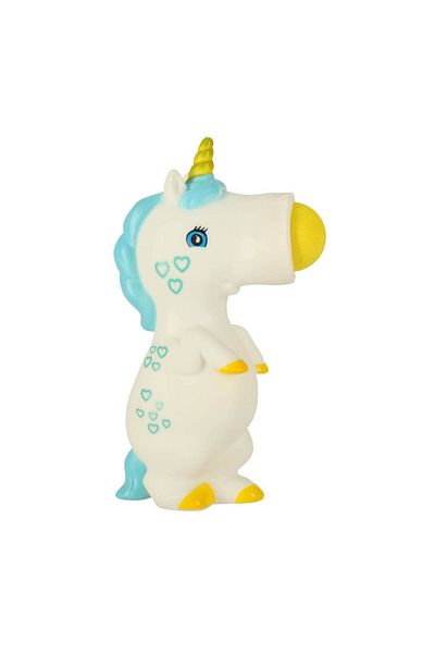 OEM Pistol De Apasat Unicorn Cu Bile Moi, Plastic / Spuma, 3 Ani , Alb / Albastru / Galben