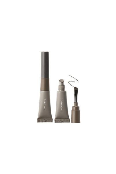 JUDYDOLL 2 In 1 Eyeliner Eyebrow Gel #02 Dark Brown 5 g - dark brown eyebrow gel