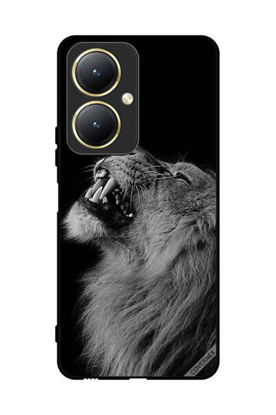Covernex غطاء حماية لهاتف vivo Y35 Plus 5G بتصميم الأسد المبهج