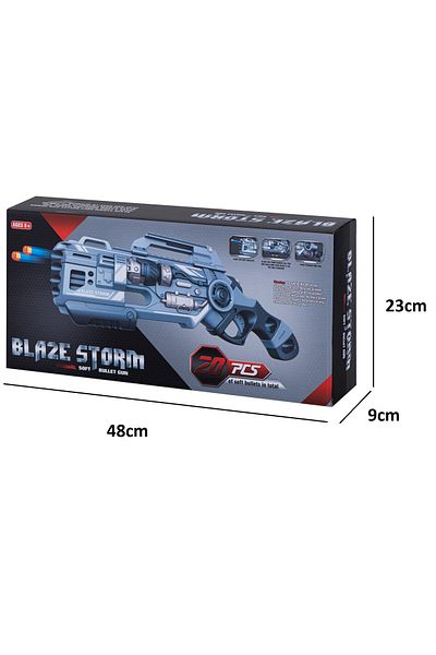 OEM Pusca cu munitie Blaze Storm, 8+ ani, Albastru