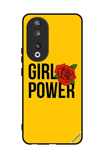 Covernex غطاء حماية لهاتف Honor 90 - لون أصفر باور جيرل