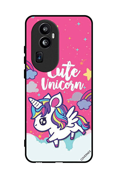 Covernex غطاء حماية لهاتف Oppo Reno 10 Pro Plus بتصميم وحيد القرن اللطيف