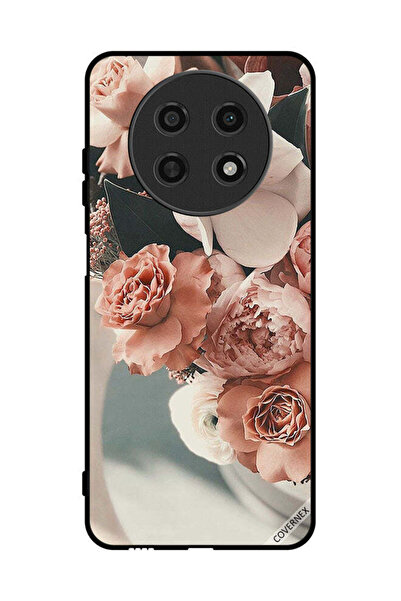 Covernex غطاء حماية لهاتف هواوي نوفا واي 91 - باقة من أزهار الخوخ الجميلة
