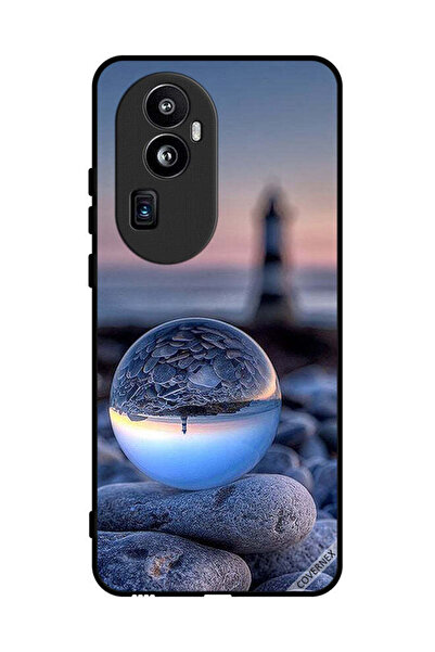 Covernex غطاء حماية لهاتف Oppo Reno 10 Pro Plus، تصوير رائع للطبيعة في زجاج د...