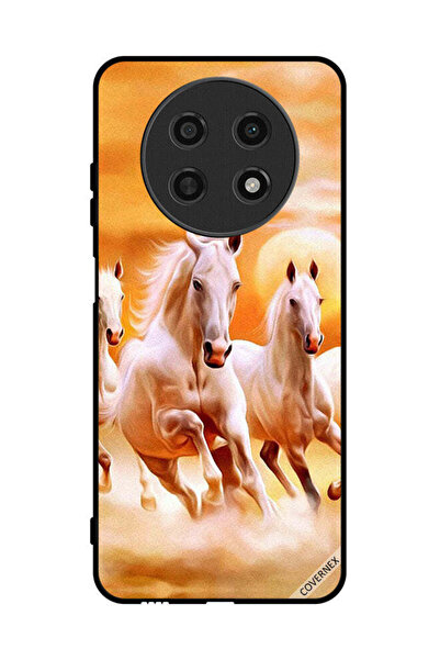 Covernex غطاء حماية لهاتف هواوي نوفا Y91 - خيول تركض