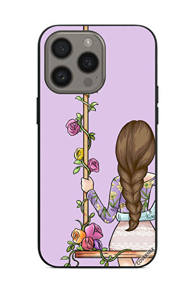 Covernex غطاء حماية لهاتف Apple iPhone 15 Pro Max - خلفية فتاة BFF