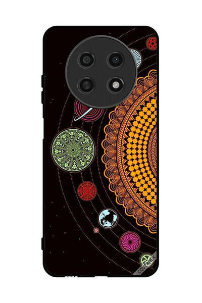 Covernex غطاء حماية لهاتف هواوي نوفا Y91 بتصميم ماندالا للنظام الشمسي