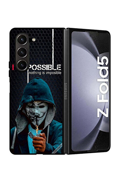 Covernex غطاء حماية لهاتف سامسونج جالاكسي زد فولد 5 - خلفية "أنا ممكن، لا شيء...