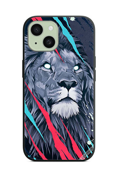 Covernex غطاء حماية لهاتف Apple iPhone 15 Plus - فن الأسد الملك