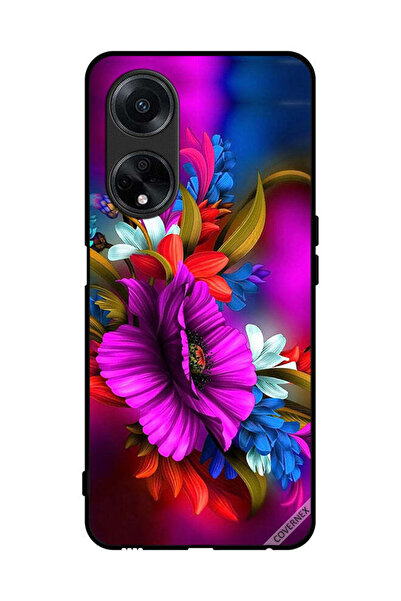 Covernex غطاء حماية لهاتف Oppo A98 5G HD Flowers
