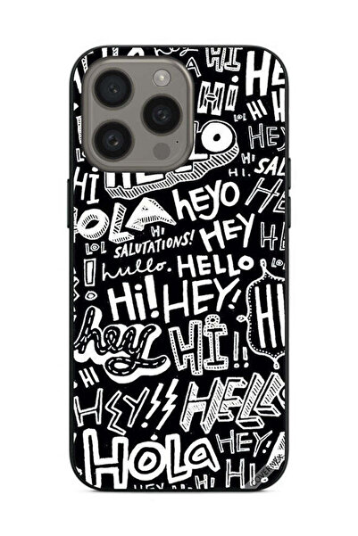 Covernex غطاء حماية لهاتف Apple iPhone 15 Pro Max Hi Hello Tags