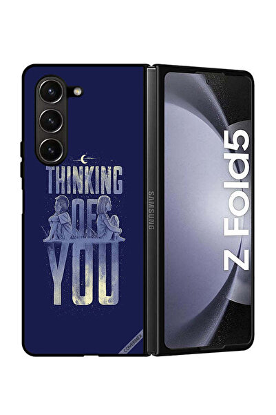 Covernex غطاء حماية لهاتف سامسونج جالاكسي زد فولد 5 "أفكر فيك"