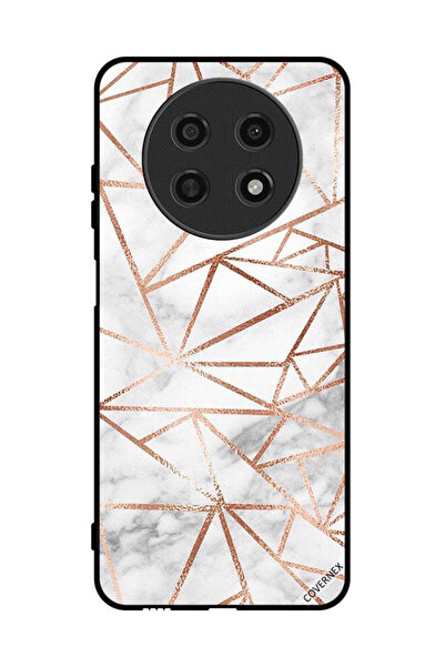 Covernex غطاء حماية لهاتف هواوي نوفا Y91 بنمط رخامي وورق جدران