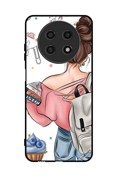 Covernex غطاء حماية لهاتف هواوي نوفا Y91 - رسومات على يد فتاة