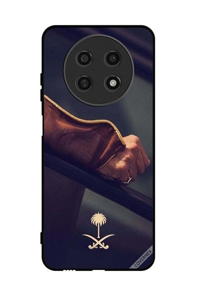 Covernex غطاء حماية لهاتف هواوي نوفا واي 91 مع شعار المملكة العربية السعودية