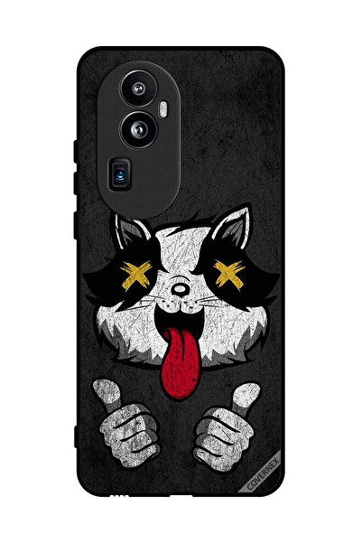 Covernex غطاء حماية لهاتف Oppo Reno 10 Pro Plus بتصميم قطة مارشميلو